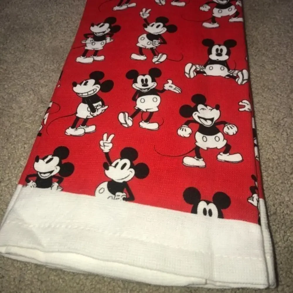 Disney Mickey‎ 2pk Dish Kitchen Towels New